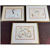 Image 1 : Three Framed 12x9 Inch Bird-Themed Prints