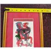 Image 9 : 3 Framed Abstract Paintings Signed by Essel