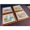 Image 2 : Four Framed Original Landscape Paintings