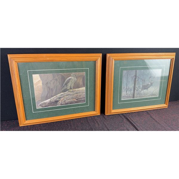 Robert Bateman Wildlife Framed Prints, Both Same Size
