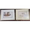 Image 1 : 2 Marla Wilson Framed Wildlife Art Prints