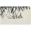 Image 3 : Four Wildlife Prints by Sattiel, Ink on Paper, Framed