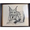Image 6 : Four Wildlife Prints by Sattiel, Ink on Paper, Framed
