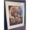 Image 1 : Framed Print of Inuit Mother and Child Portrait
