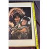 Image 4 : Framed Print of Inuit Mother and Child Portrait