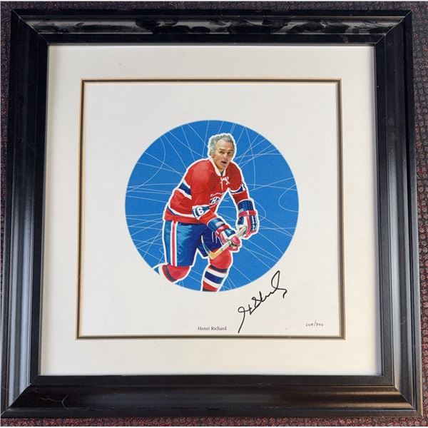 Henri Richard Signed Limited Edition Print 208/300 Framed