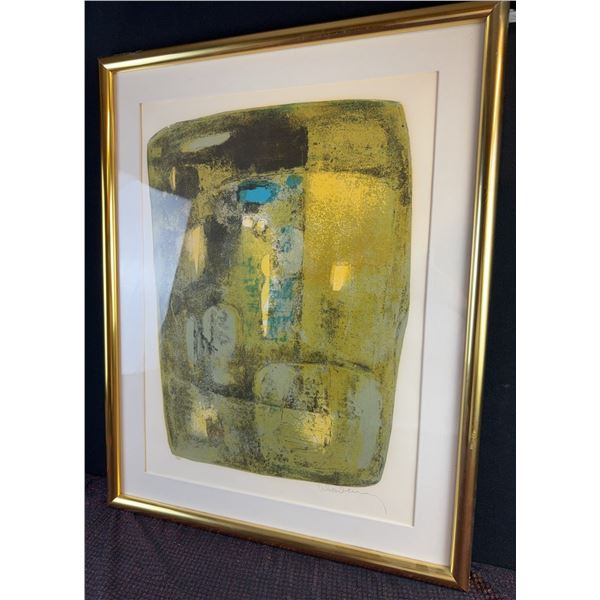 Abstract Signed Limited Edition Print 118/150 Framed