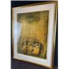 Image 1 : Lebadang Signed Limited Edition Abstract Lithograph 178/750 Framed