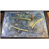 Image 1 : Abstract Mixed Media Painting by Gavetti, 54x35 Inches