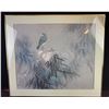 Image 1 : David Lee '78 Framed Art Print with Bird and Floral Motif