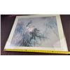 Image 7 : David Lee '78 Framed Art Print with Bird and Floral Motif