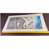 Image 6 : Framed Japanese Woodblock Print of Flying Cranes