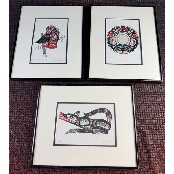 3 Northwest Coast Art Prints by Richard Shorty & Joe Mandur Jr.