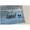 Image 3 : Framed Essel Painting, 1996, Signed, Acrylic on Paper