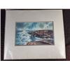 Image 2 : Two Artworks: Maritime Fine Arts Studio Print and Framed Dog Sketch