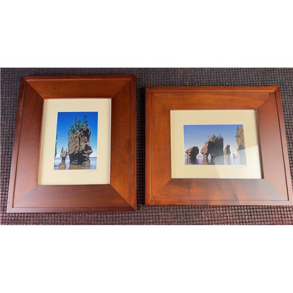 Fred Eaton Framed Hopewell Rocks Photographs