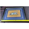Image 11 : Framed Egyptian Papyrus Bird Paintings Signed MA