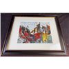 Image 1 : Framed Abstract Painting Signed by Essel