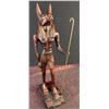 Image 1 : Egyptian Anubis Figure with Detachable Staff, Resin
