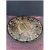 Image 3 : Hosny Gomaa Handcrafted Egyptian Brass Plate with Stand