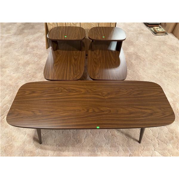 Three-Piece Laminate Top Coffee and End Table Set