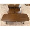 Image 1 : Three-Piece Laminate Top Coffee and End Table Set
