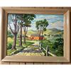 Image 1 : Framed Paint by Numbers Rural Landscape Painting