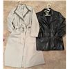 Image 1 : Weather Spirits Faux Leather Jacket and Misty Harbour Belted Trench Coat
