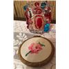 Image 3 : Household Decorative Items Including Glass Jug, Glass, and Trinket Box