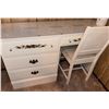 Image 4 : Single Bed Frame with Mattress, Box Spring, Dresser, and Chair Set