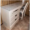 Image 5 : Single Bed Frame with Mattress, Box Spring, Dresser, and Chair Set