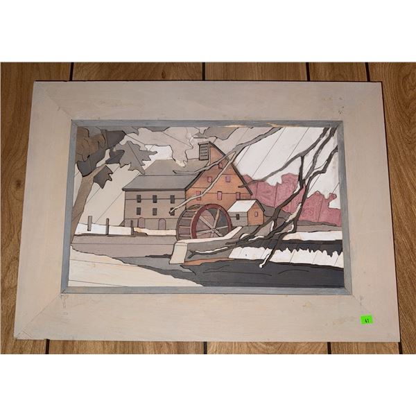 Two Framed Rural Landscape Artworks
