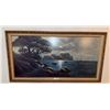 Image 1 : Framed Print Moonlight Over Capri by Casati