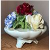 Image 3 : Ceramic Horse Figurines and Coalport 'Rochelle' Bone China Floral Arrangement