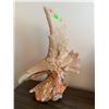 Image 3 : Decor Lot: Ceramic Eagle, Glass Plates, Votive Holder