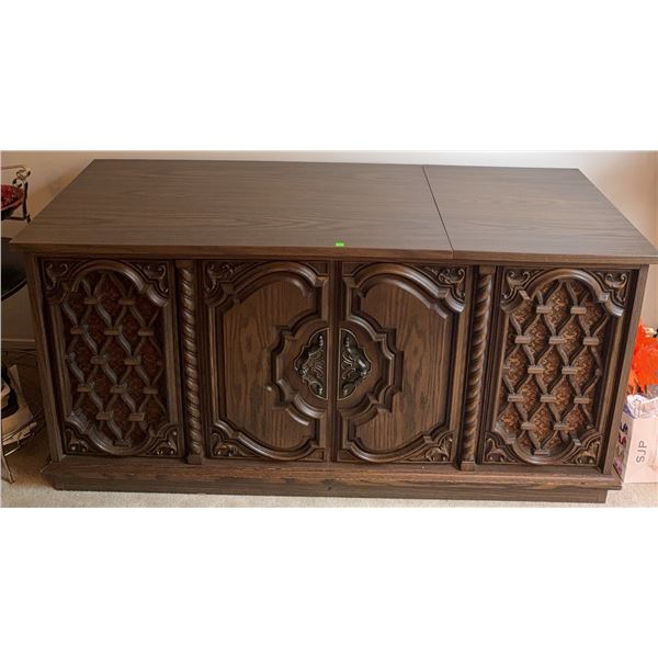 Sears Solid State Stereo Console with Turntable and 8-Track