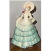 Image 2 : Porcelain Lady Figurine and Blue Jay Shell-Shaped Plate Set