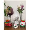 Image 1 : Holiday Ceramic and Glass Decor Items