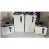 Image 2 : Metal Kitchen Canister Set with Bread Box
