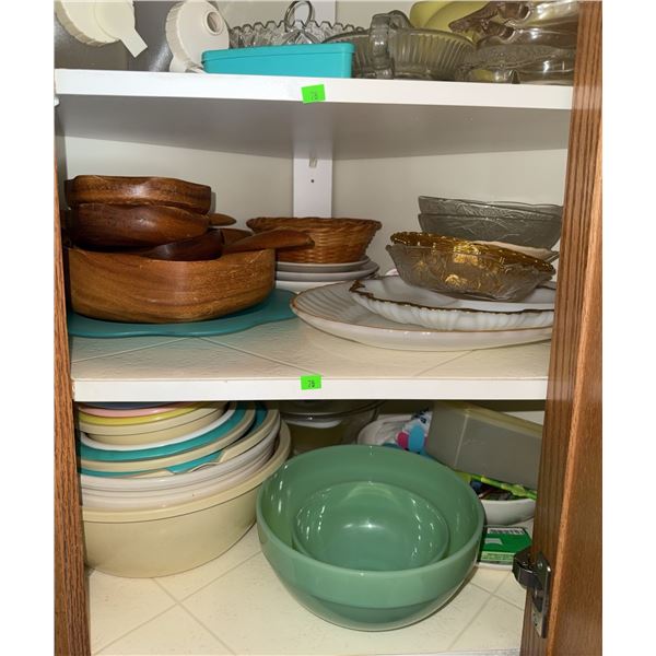 Kitchen Bowls, Plates, and Dishes Lot