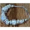 Image 3 : Costume Jewellery Lot: Bracelet, Two Earrings Sets, Engraved Pendant Necklace