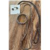 Image 1 : Alfred Sung Clip-On Earrings, Rhinestone Bracelet, and Two Necklaces