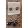 Image 2 : Beaded Necklace and Assorted Earrings Including Rhodonite