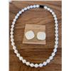 Image 2 : Costume Pearl Necklaces and Clip-On Earrings