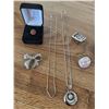 Image 1 : Costume Jewellery Necklaces, Pins, and Ring