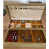 Image 2 : Jewellery Box with Assorted Costume Jewellery and Coro Earrings