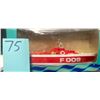 Image 1 : Vintage Fire Rescue Boat F 009 Toy Battery Operated Plastic In Original Box New