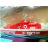 Image 4 : Vintage Fire Rescue Boat F 009 Toy Battery Operated Plastic In Original Box New