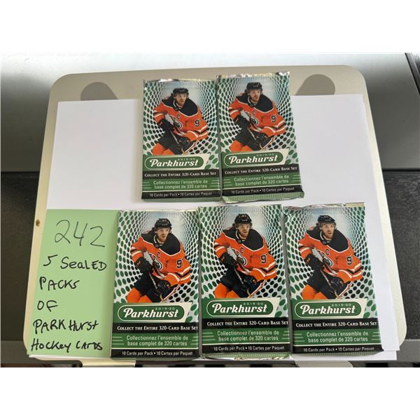2019-20 Upper Deck Parkhurst Hockey Factory Sealed Pack Lot 5 Unopened 50 Cards