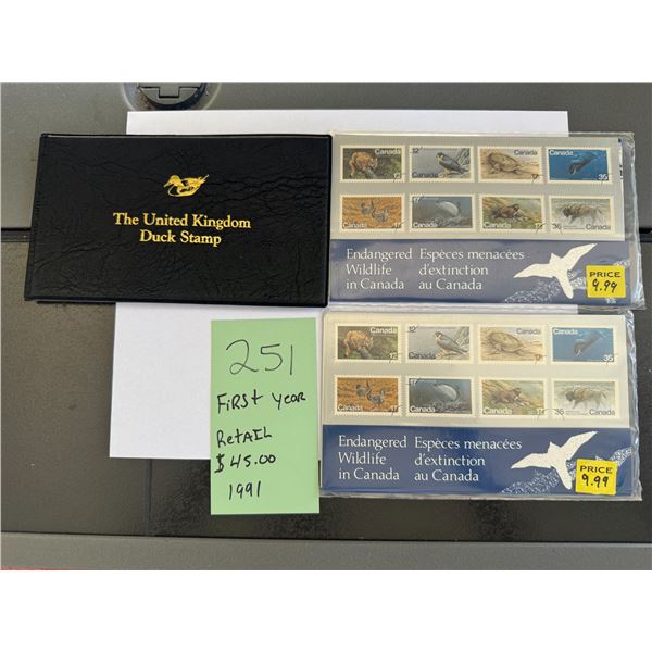 1991 United Kingdom Duck Stamp First Year Issue Mint Booklet Rodger McPhail